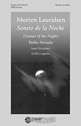 Soneto de La Noche SATB choral sheet music cover